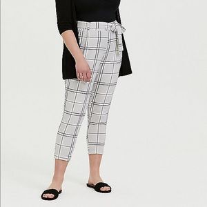 Torrid Crepe Self Tie Tapered Pant